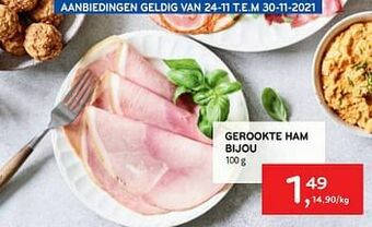 Alvo Gerookte ham bijou aanbieding