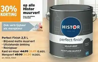 GAMMA Histor muurverf perfect finish aanbieding