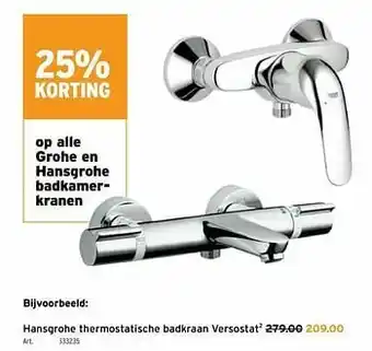 GAMMA Hansgrohe thermostatische badkraan versostat² 2 aanbieding