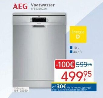 Eldi Vaatwasser aanbieding