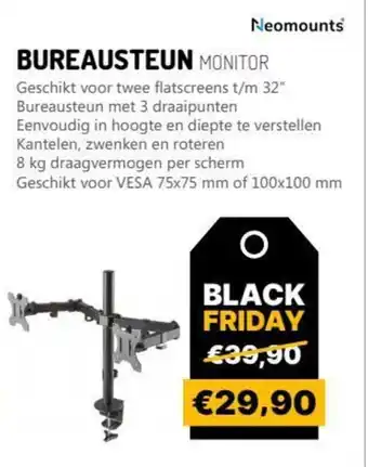 Bureausteun Monitor
