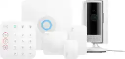 Coolblue Ring Alarmsysteem met 1 magneetcontact en 1 bewegingssensor + Ring Indoor Cam 2nd gen Wit aanbieding