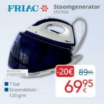 Eldi Stoomgenerator aanbieding