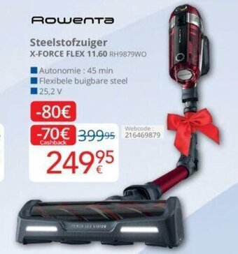 Eldi Steelstofzuiger X-Force Flex 11.60 aanbieding