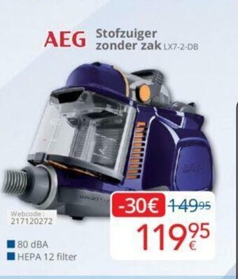 Eldi Stofzuiger zonder zak aanbieding