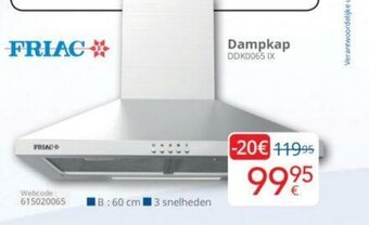 Eldi Dampkap aanbieding