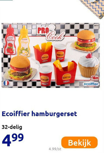 Ecoiffier hamburgerset