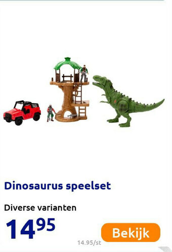 Action Dinosaurus speelset aanbieding