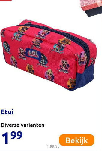 Action Etui aanbieding