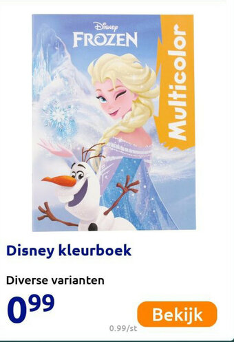 Action Disney kleurboek aanbieding