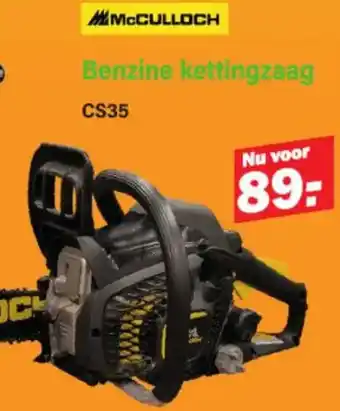 Van Cranenbroek Benzine kettingzaag CS35 aanbieding