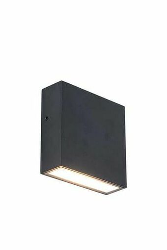 Zelfbouwmarkt Buitenverl Led Wandlamp Down Zwart Mat 3000k 800lm aanbieding