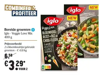 Delhaize Bereide groenten 400g aanbieding