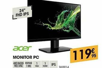 Electro Depot Acer Monitor Pc aanbieding