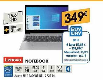 Electro Depot Lenovo Notebook aanbieding