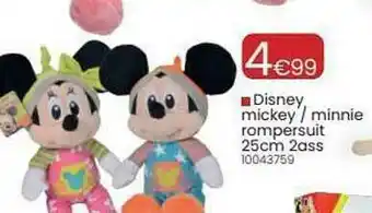 Yess Disney Mickey- Minnie Rompersuit aanbieding