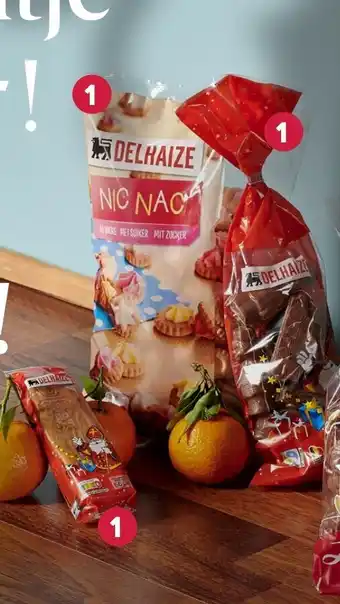 Delhaize Speculoos, nic-nacs of chocoladerfiguurtje aanbieding