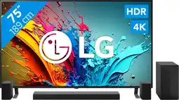 Coolblue LG 75QNED85T6C (2024) + Soundbar aanbieding