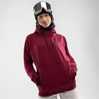 Decathlon Dames Wintersport snowboardjas W1-W Groenland Siroko Bordeaux aanbieding