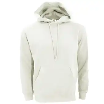 Decathlon Heren Gewone Hooded Sweatshirt Top / Hoodie (Wit) aanbieding