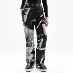 Decathlon Dames Wintersport snowboard broek voor P1-W Groove Multicolor aanbieding