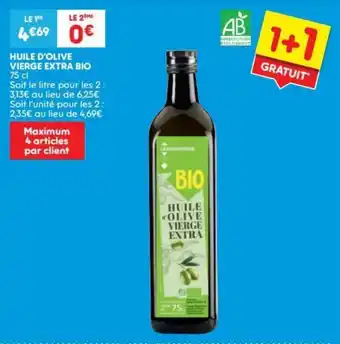 Huile D'Olive Vierge Extra Bio 75cl