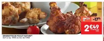 Leader Price Grignottes De Poulet Nature aanbieding