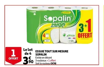 Auchan Essuie tout sur mesure sopalin aanbieding