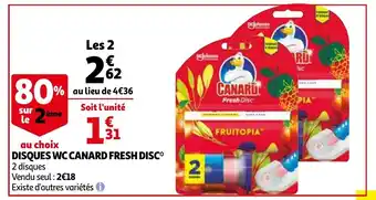 Auchan Disques wc canard fresh disc aanbieding