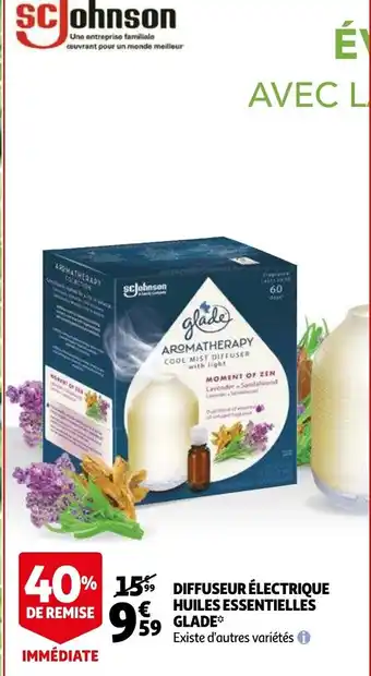 Diffuseur electrique huiles essentielles glade