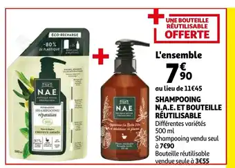 Shampooing N.A.E. et bouteille reutilisable 500ml