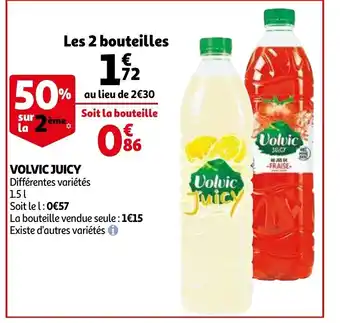 Auchan Volvic juicy 1.5l aanbieding