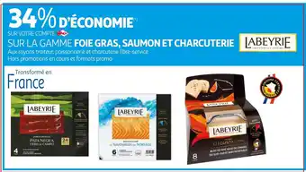 Labeyrie foie gras, saumon et charcuterie