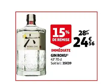 Auchan Immediate gin roku aanbieding