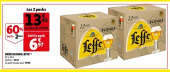Auchan Biere blonde leffe aanbieding