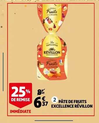Auchan Pate de fruits excellence revillon aanbieding