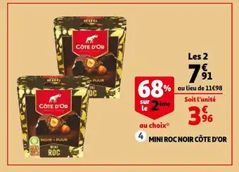 Auchan Mini roc noir cote d'or aanbieding