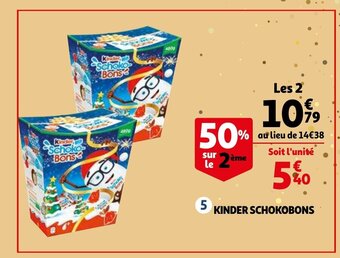 Auchan Kinder schokobons aanbieding