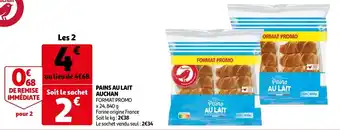 Auchan Pains au lait aanbieding
