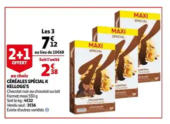 Auchan Cereales special k kellogg's 550 g aanbieding