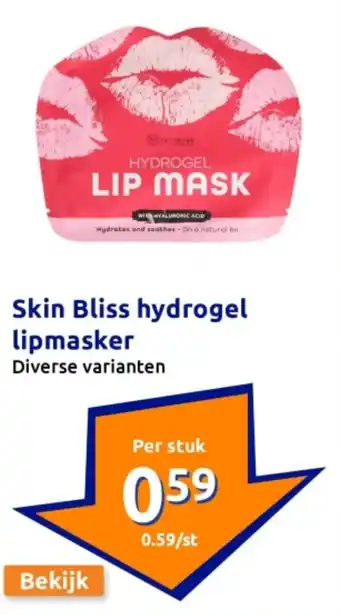 Action Skin Bliss hydrogel lipmasker aanbieding