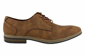 Berca Shoes Sprox Veterschoen Heren Vegan - Cognac aanbieding
