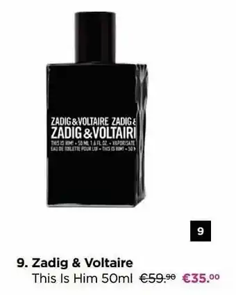 ICI PARIS XL Zadig + voltaire this is him aanbieding