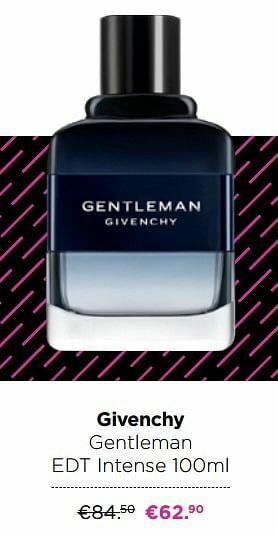 ICI PARIS XL Givenchy gentleman edt intense aanbieding