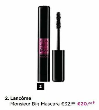 ICI PARIS XL Lancôme monsieur big mascara aanbieding