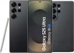 Coolblue Samsung Galaxy S25 Ultra 256 Go Noir 5G + Samsung Kindsuit Back Cover Noir aanbieding