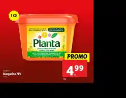 Lidl Margarine 75% aanbieding
