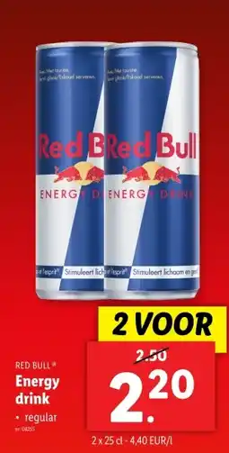 Lidl Energy drink aanbieding