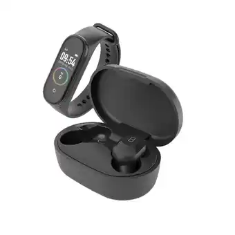 Krëfel KEPLER TWS earphones en activity tracker - Zwart aanbieding