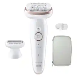 Krëfel Braun Silk·épil 9, Epilator Voor Eenvoudige Ontharing, Langdurig Gladde Huid, 9-030, Wit/Flamingo aanbieding